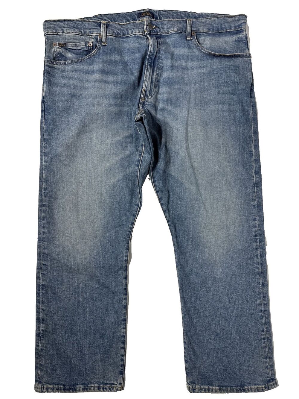 Polo Ralph Lauren Hampton Relaxed Straight Jeans Medium Wash Men Size 42x30 (J3)